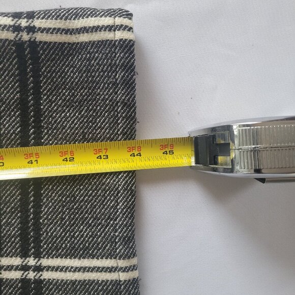 Talbots Black and White Wool Poncho (Size: One size fits most) - Picture 3 of 13